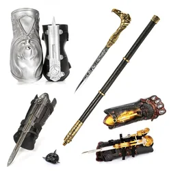 Cosplay 1:1 Pirate Hidden Blade Toys Edward Kenway Hidden Armweapon Action Figure Model Kids Toys For Birthday Gifts Movie Props