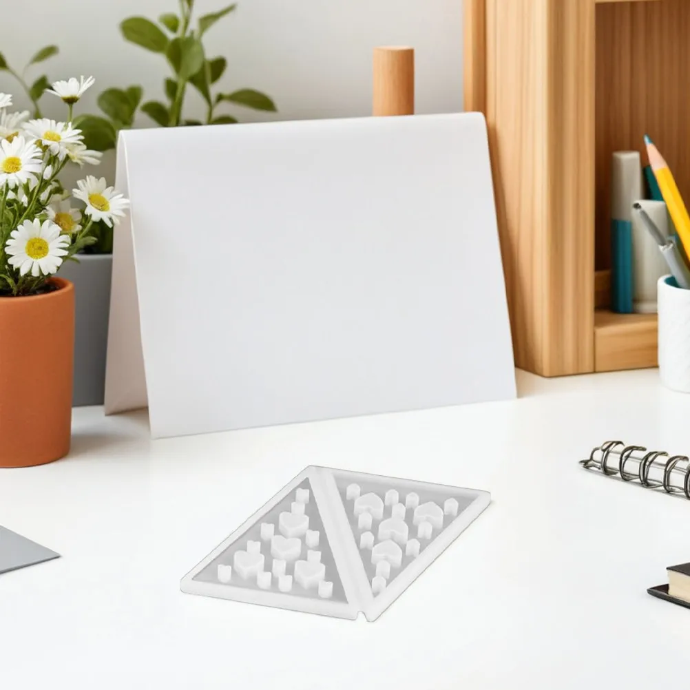 

2Sets Pyramid Resin Silicone Mold Hollow Geometric Aromatherapy Holder Mold DIY Craft Home Decor Wedding