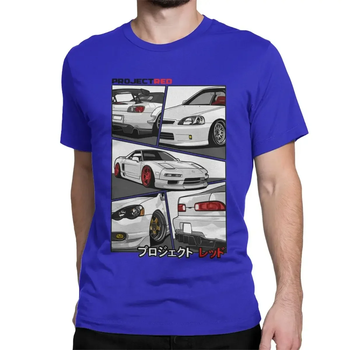 S2k Integra Nsx Jdm T-Shirt for Men Automotive Sportcar Japan Drift Vehicle Novelty Pure Cotton Tee Shirt T Shirt Printed