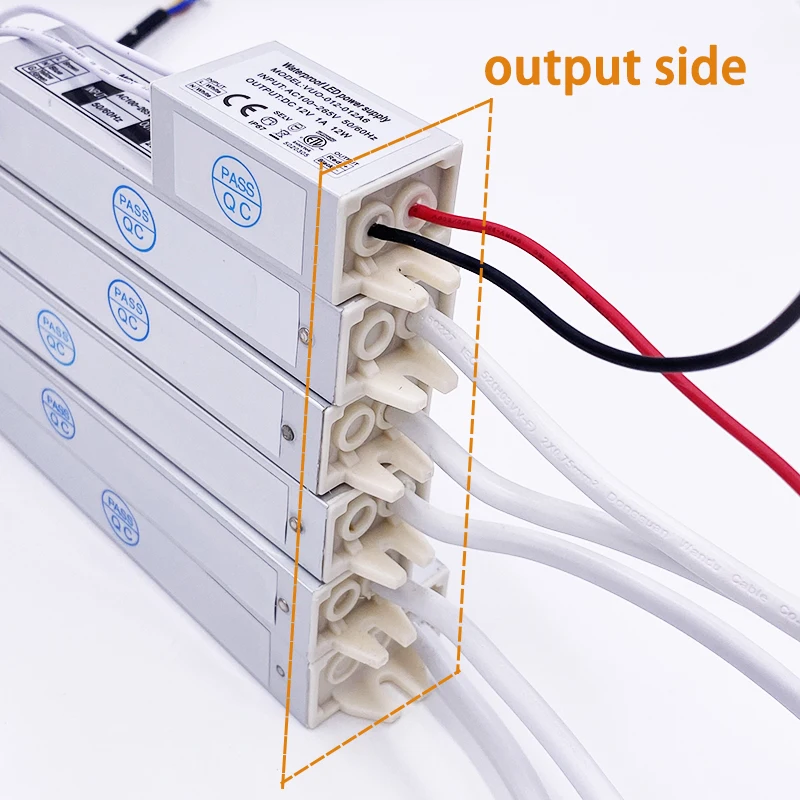 DC12V LED IP67 Driver Power Supply 220V Switching LED Driver Lighting Transformer 12W 20W 30W 36W 45W 60W For LED Light