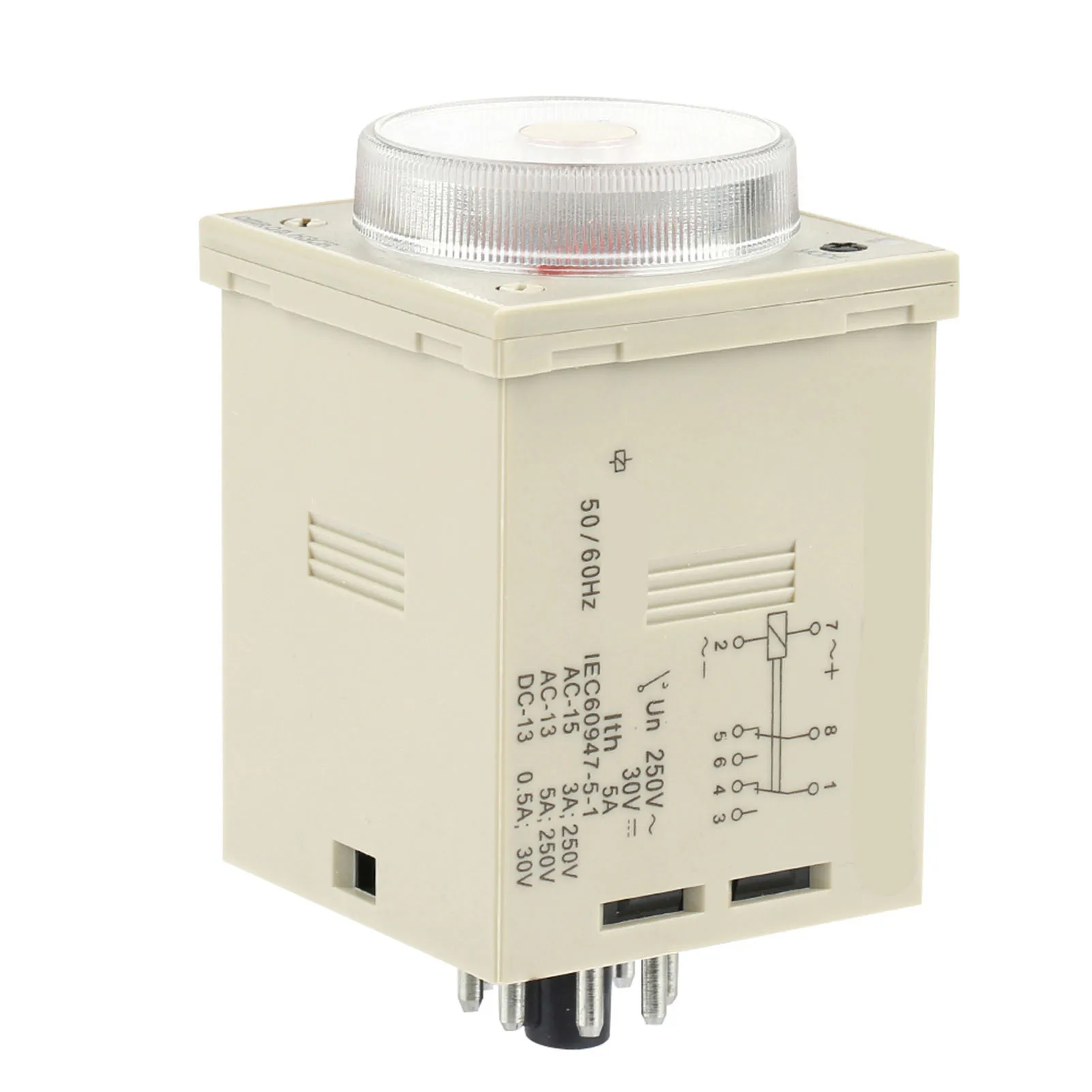 H3CR-A8 Delay Timer Relay 1.2S to 300H Knob Control Time Relay 8Pin AC220V