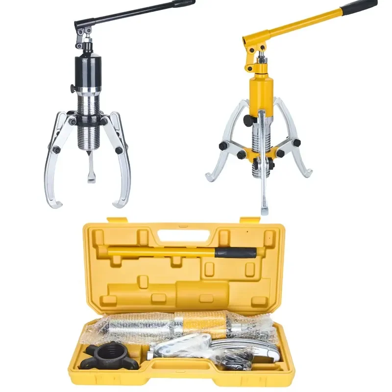 Fast Automatic Hydraulic Bearing Puller Alloy Steel YL-10T Three Jaw Unloading Tool 10T for Bearing Removal & Pulling Hubs