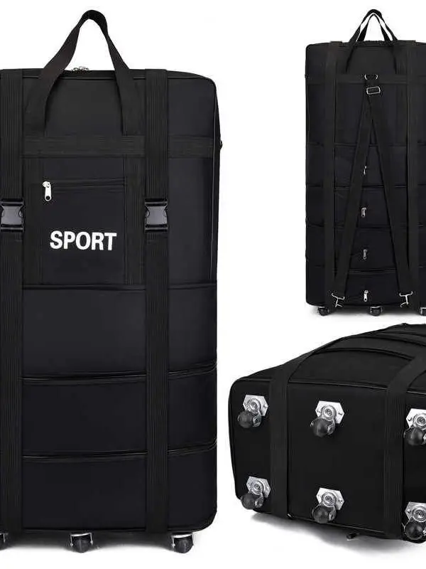 大容量メンズバックパックバッグ、厳選された航空旅行用荷物バッグ、仕事用スライド収納バッグ付き、シンプルなデザイン