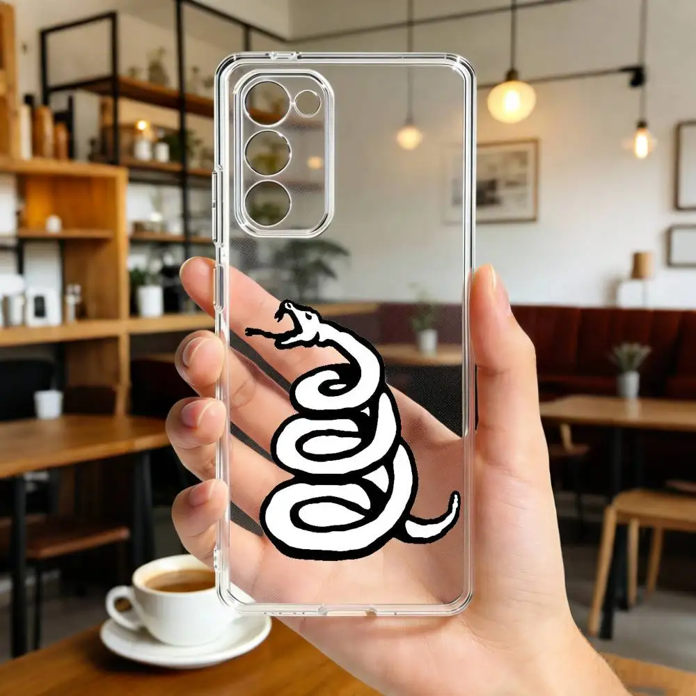 Logo Music M-Metallica A-Album   Phone Case For Samsung Galaxy A91,80,73,72 ,71,53,52,32 ,31,22,21s,20,Transparent Case