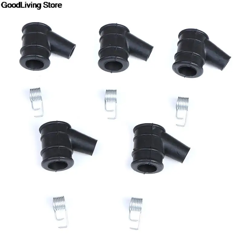 5 Sets 2-Stroke Ignition Coil Cap With Springs Set For 45CC52CC58CC Chain Saw Accessories Part Garden Power Tools