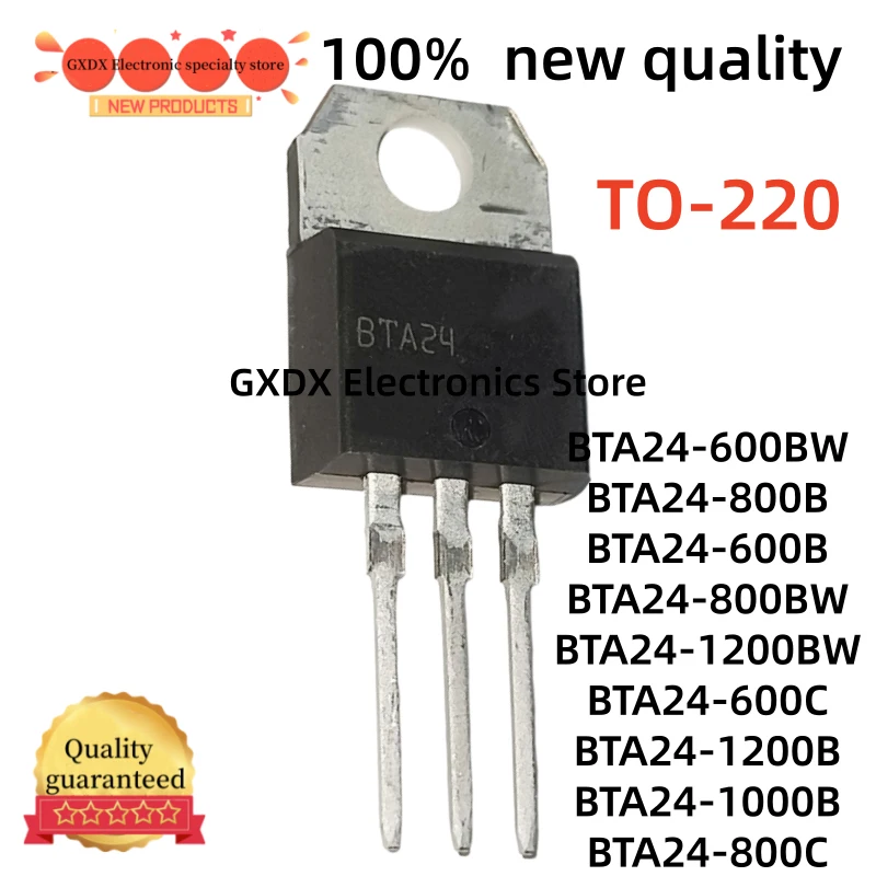 10-20Uds new BTA24-600B BTA24-600C BTA24-800B BTA24-600BW BTA24-800BW BTA24-800C BTA24-1000B BTA24-1200B BTA24-1200BW TO-220