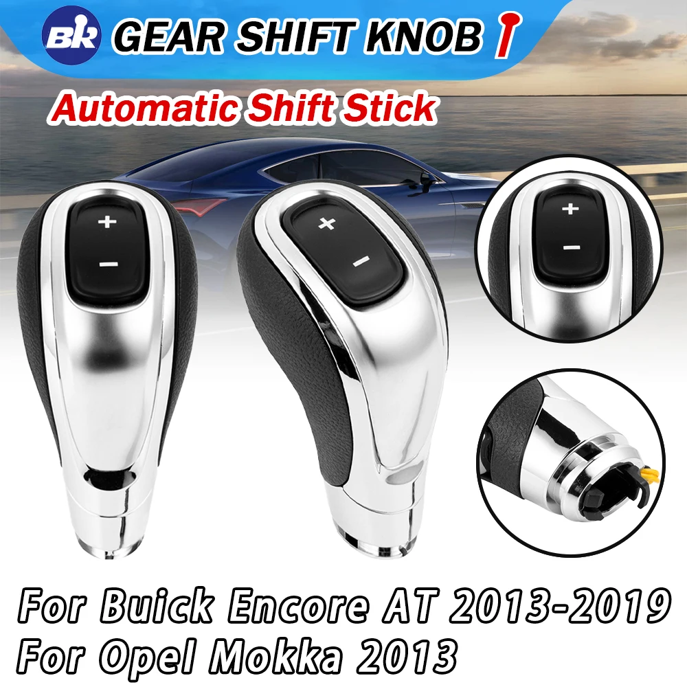 New product Auto Parts AT Car Gear Shift Knob Fit For Buick Encore 2013-2019 Opel Mokka  Leather Shifter Lever Interior