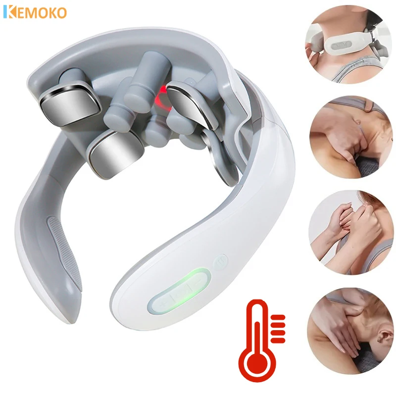 

Electric Neck Massager U shaped Pillow Multifunctional Massage Cervical Relaxing Shoulder Portable Vibrator Heating Relieve Pain