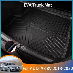 For AUDI A3 8V Accessories 2013~ 2020 2014 Rear Cargo Liner Floor Tray Liner Cargo Boot Carpe Waterproof Anti-dirty Anti-scratch