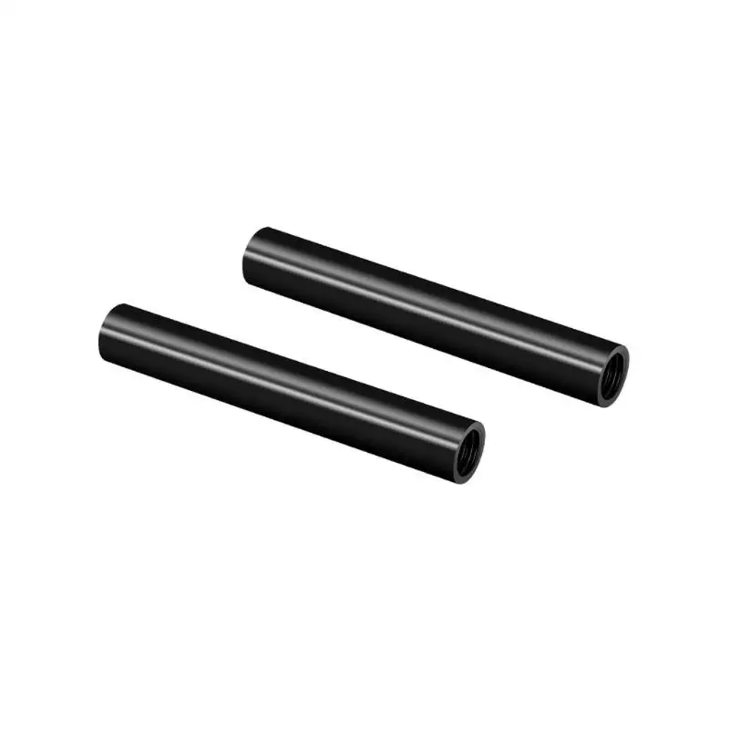 Y1UB 2pcs 15mm Aluminum Camera System Inner Threaded Extension Rod Length 10-50cm Option For DSLR Studio Gear