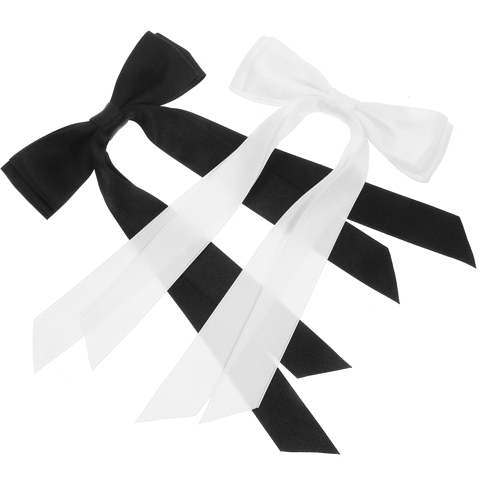 

2Pcs Gorgeous Bowknot Hair Clips Duckbill Barrettes Fashion Hair Accessories for Women and Girls