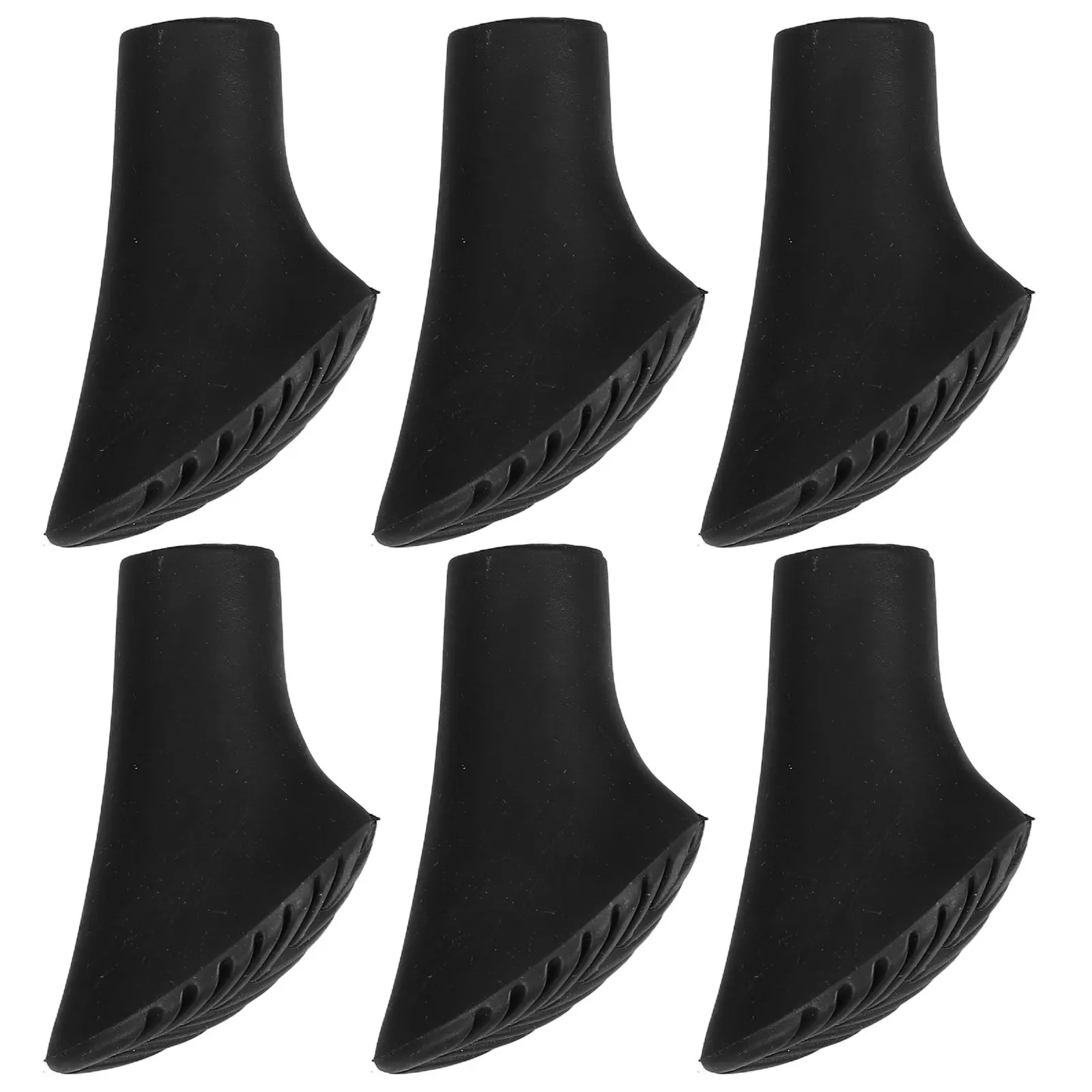 

6 шт. высокопрочных резиновых наконечников для треккинговых палок, сменные защитные чехлы для походных палок, аксессуары для походных палок