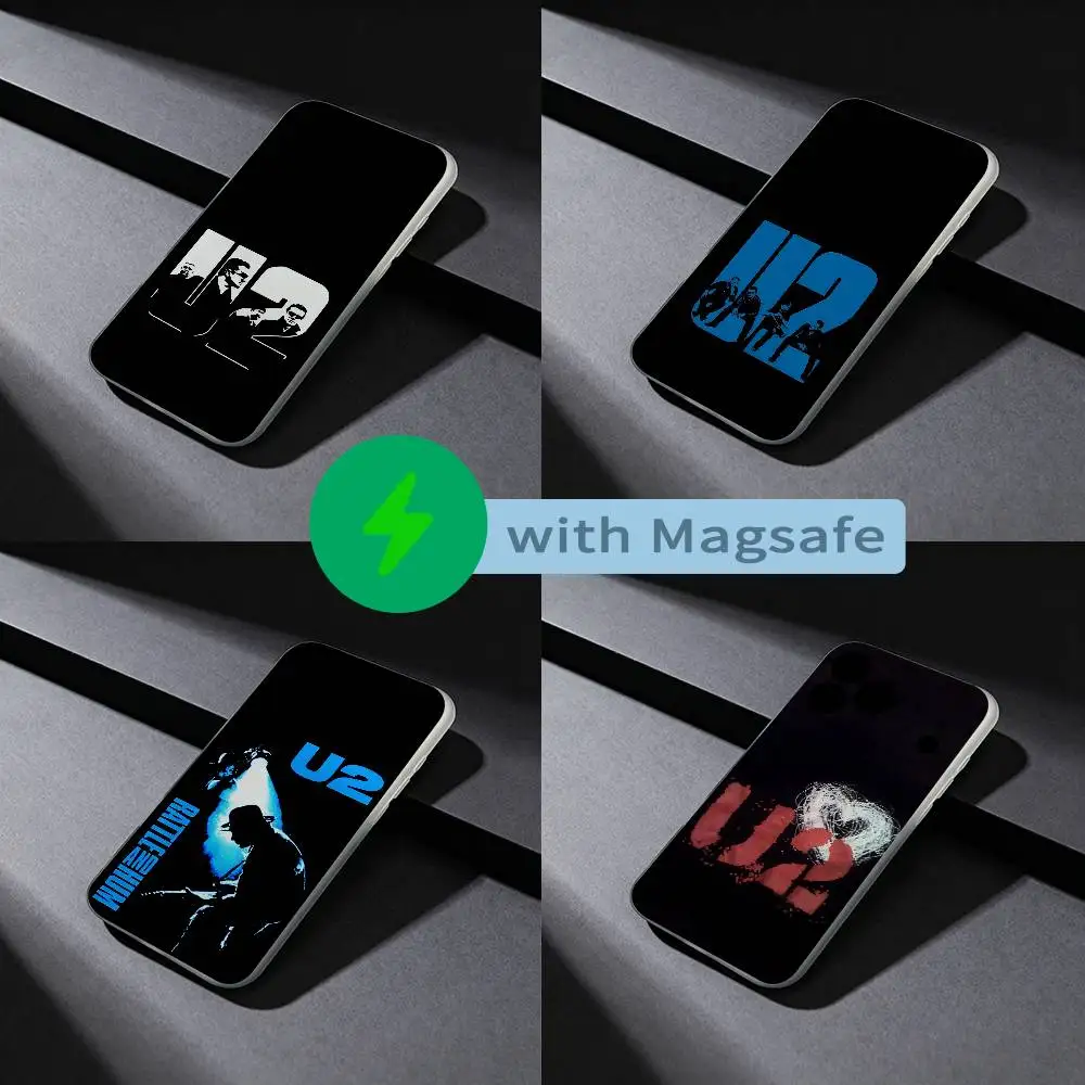 

BAND U2 Phone Case For iPhone 17,16,15,14,13,12,X,XS,Pro,Max,Plus,E,Air,Mini with Magsafe Magnetic Slim Frosted