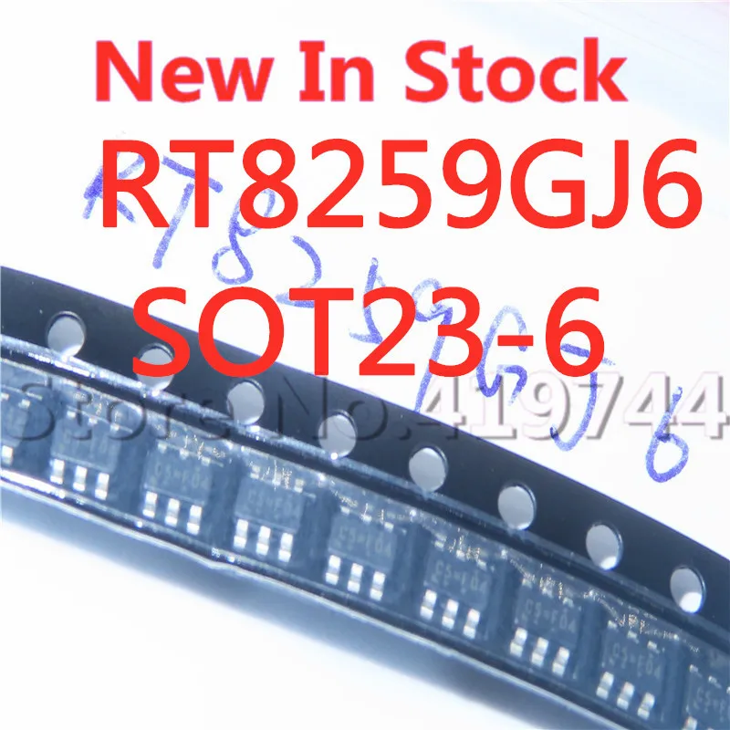 10PCS/LOT Quality 100% RT8259GJ6 RT8259 SOT23-6 C5=*** SMD step-down converter LCD power chip IC In Stock New Original