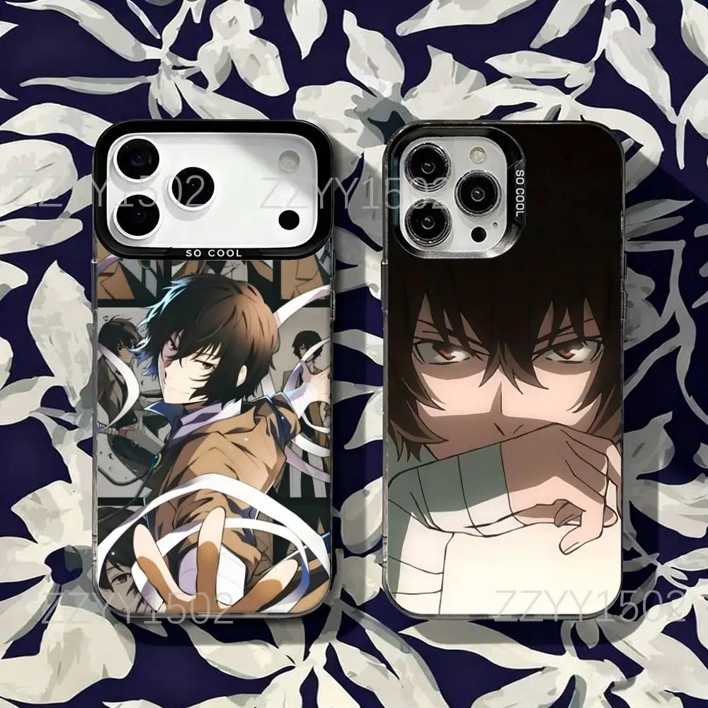 

Bungo Stray Dogs Dazai Osamu Phone Case For iPhone 17,16,15,14,13,12,X,8,Pro,Max,Plus,SE4,Air,Mini HD Black IMD Matte