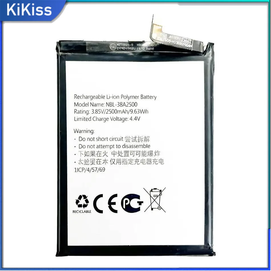 For TP-Link Neffos X1 Lite TP904A TP904C 2500Mah Premium Replacement Long-Lasting Performance Nbl-38A2500 Mobile Phone Battery