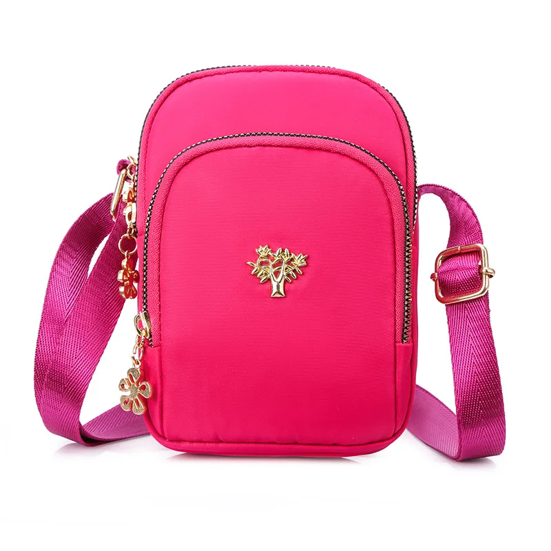 Neue Handy-Tasche für Frühling und Sommer - Damen-Umhängetasche aus Nylon, Mini-Geldbörse