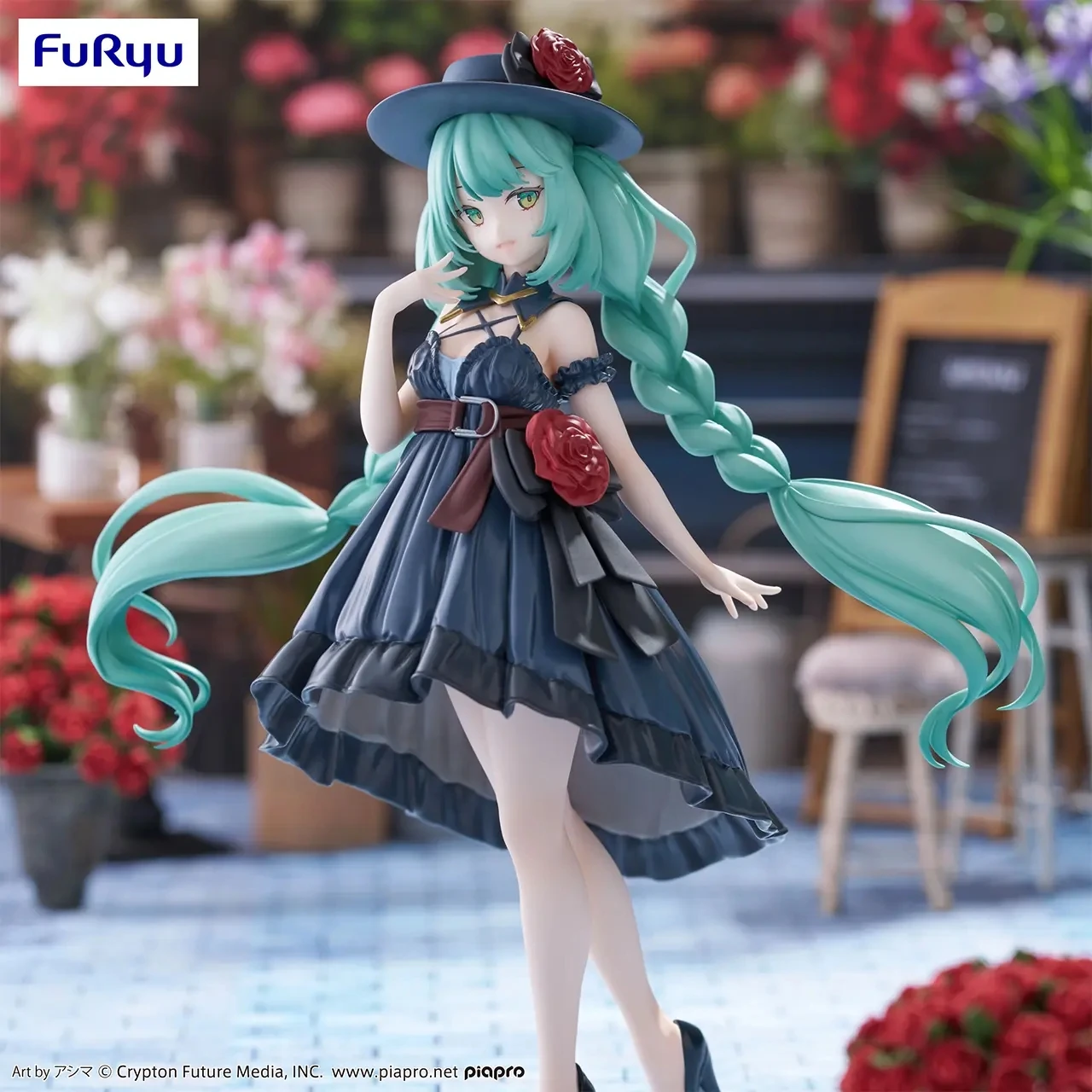 

FuRyu Hatsune Miku Anime Figure Beautiful Girl Ver Miku Kawaii Doll Toy GK Collectibles House Desktop Decoration Holiday Gifts