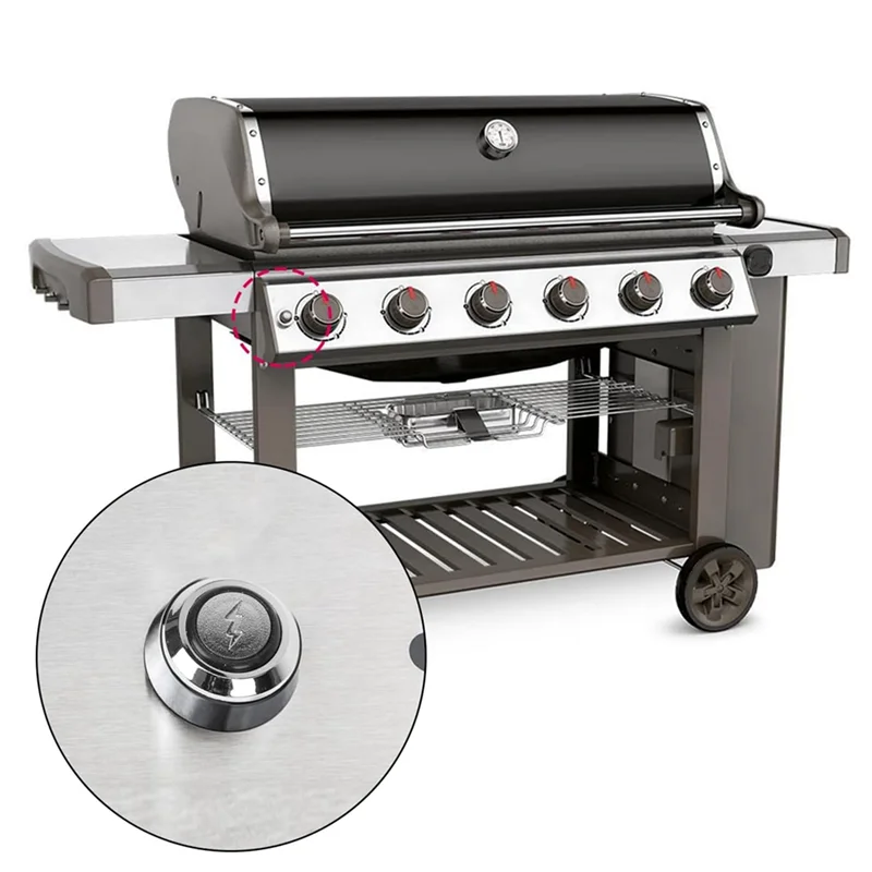 

N08R 66356, кнопка зажигания гриля для Weber Genesis II 610, комплект воспламенителя газовых грилей для моделей Genesis II E-610