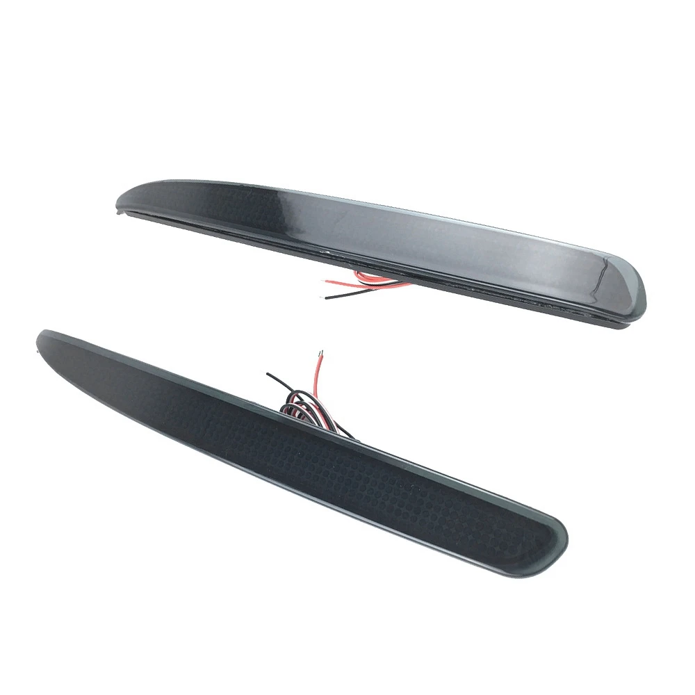 

1Pair Rear Bumper Light Smoked Lens LED Rear Bumper Reflector Tail Brake Stop Light for Mazda 6 2003-2008