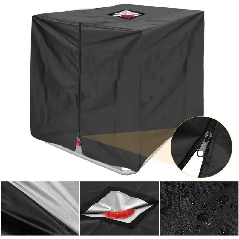 

Водонепроницаемое, солнцезащитное и пылезащитное покрытие для IBC-контейнеров 1000 л из ткани Оксфорд 420D