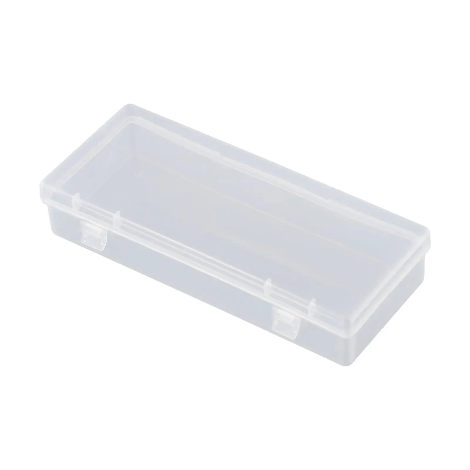 Transparent Plastic Storage Box Organizer Stickers Box Desktop Container Tape Stickers Box Art Tool Case Stationery