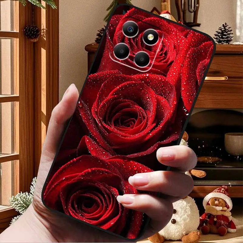 For Honor 70 Lite Case Soft TPU Silicone Painted Cat Black Back Covers For Huawei Honor70 Lite RBN-NX1 Cases Honor 70Lite 5G Bag