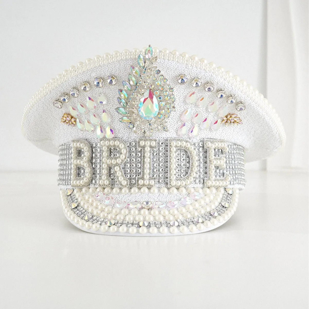 

Steampunk Captain Hat Rhinestone for Mardi Gras, Carnival, Rave Festivals Accessories ＆ Party Cap for Women & Men