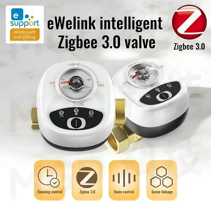 EWelink Smart Water Valve ZigBee Ball Valve DN15/DN20/DN25 APP Remote Control For Alex/Google Assistant/Salute/Alice Farm/Home