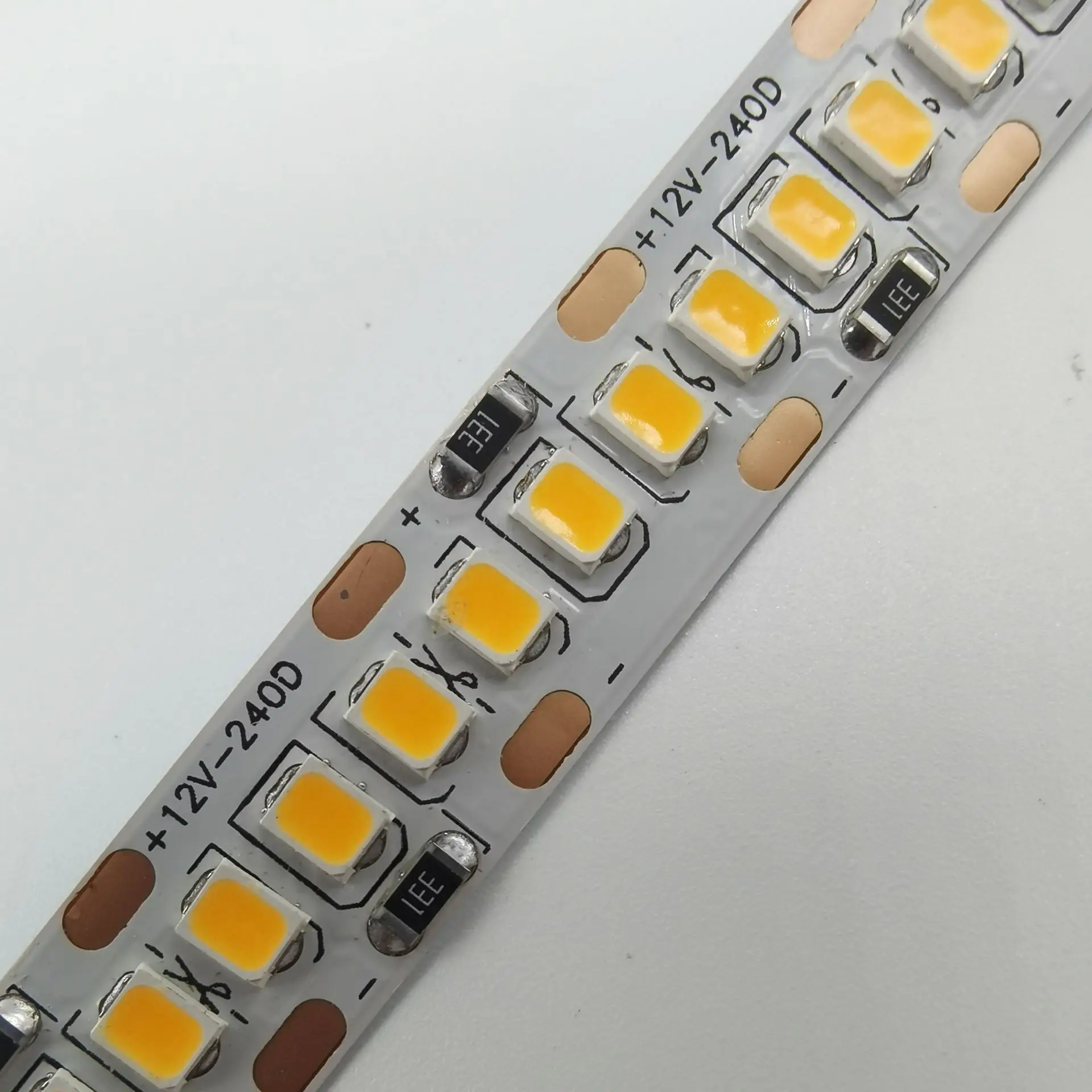 12V240 light low voltage led light strip electroplated plate soft  linear  slot self-adhesive waterproof sleeve