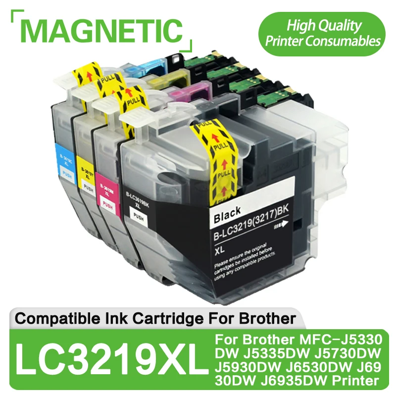 LC3219XL LC3217XL LC3219 LC3217 Compatible Ink Cartridge For Brother MFC-J5330DW J5335DW J5730DW J5930DW J6530DW J6935DW Printer