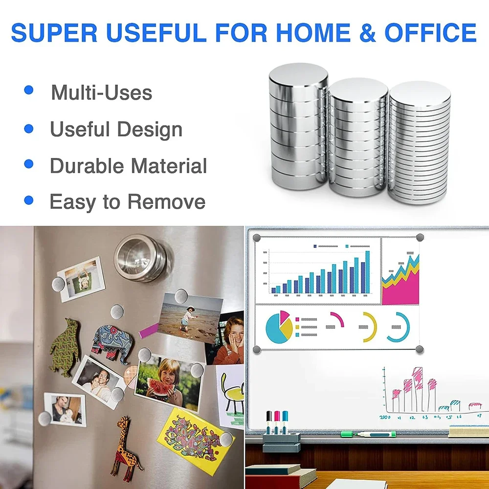 iman Refrigerator magnets DIY Office Whiteboard Workshop 10x1/10x2/10x3/10x4/10x5/10x10mm