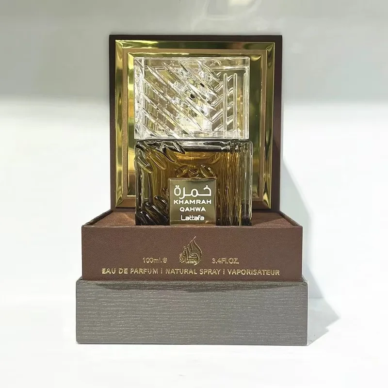 100 مللي كولونيا رجالية أصلية خمرة قحوا عطر نسائي عربي عالي الجودة يدوم طويلاً رذاذ عطر مثير للشعر والجسم