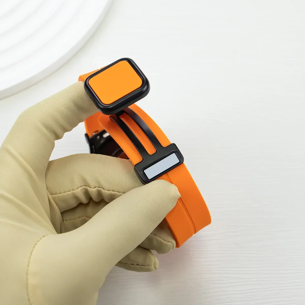 Tali Silikon untuk Jam Tangan Samsung Galaxy 7 6 5 4 40/44Mm Gelang Jam Tangan Olahraga Magnetik Gelang Jam Tangan Galaxy Pas Cepat 6 Klasik