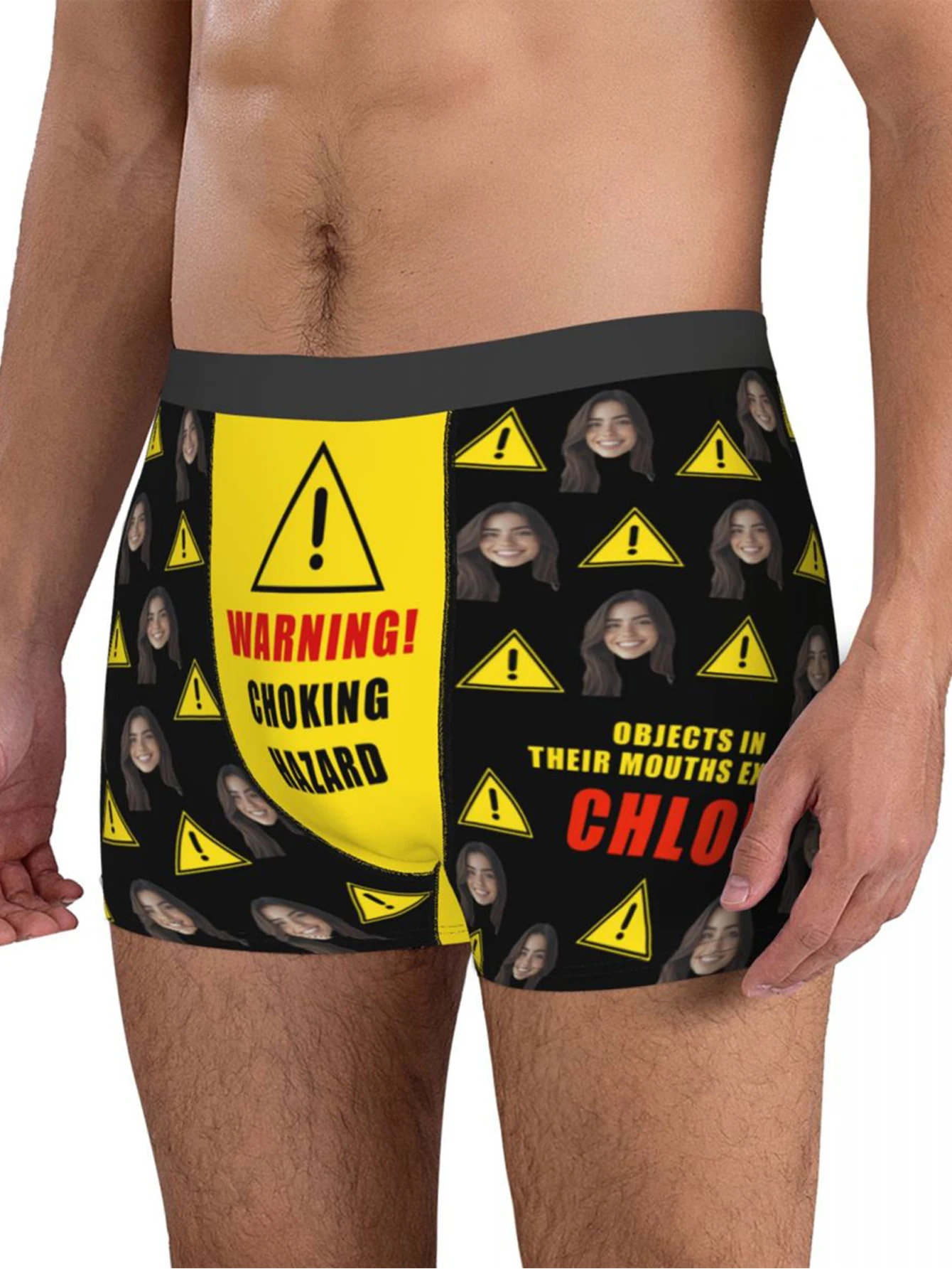 Biancheria intima personalizzata con foto per il viso, boxer personalizzati, regalo di San Valentino da uomo personalizzato per il marito, regalo di anniversario per papà