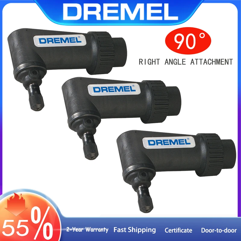 Acessório de Ângulo Reto Dremel 575 Conversor de Ângulo Adaptador de Broca Conversor de Ângulo de Moedor Elétrico 90 °