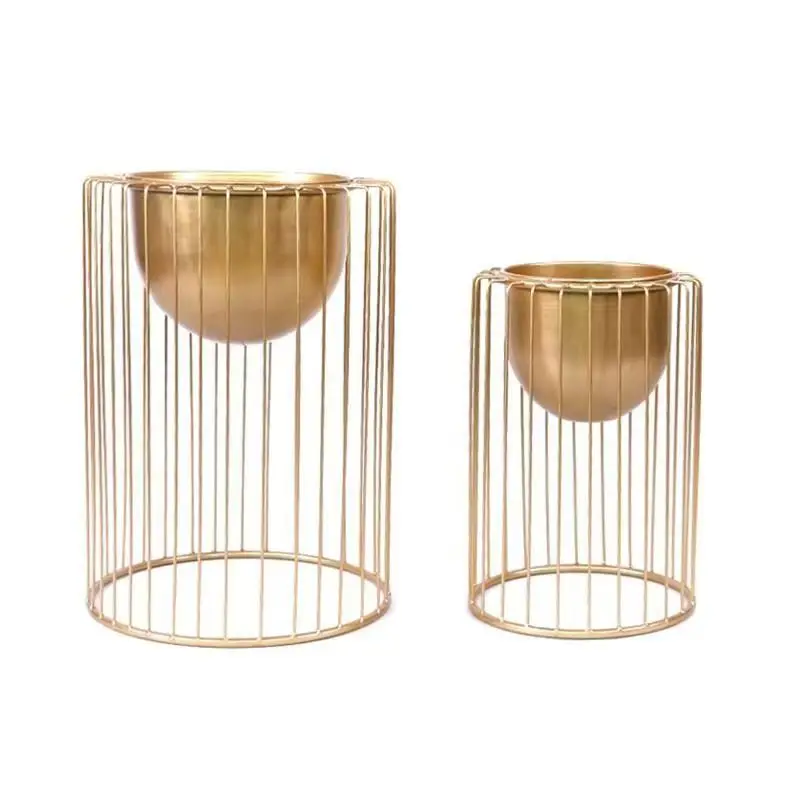 

Золотая подставка для цветов, роскошная железная подвесная подвесная подставка для цветов, зеленая стойка для растений, напольная подставка для украшения дома, гостиной, горшки