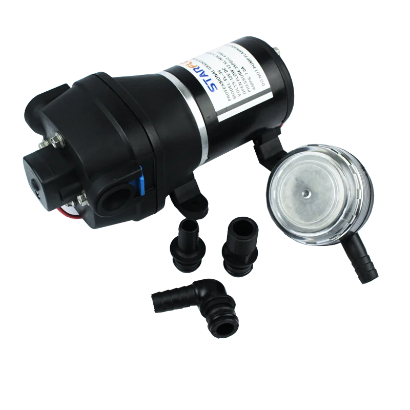 

3GPM 35PSI Home Water Pressure Pump Marine RV Garden 12v 24v Marine Raw Water Pump For Shower