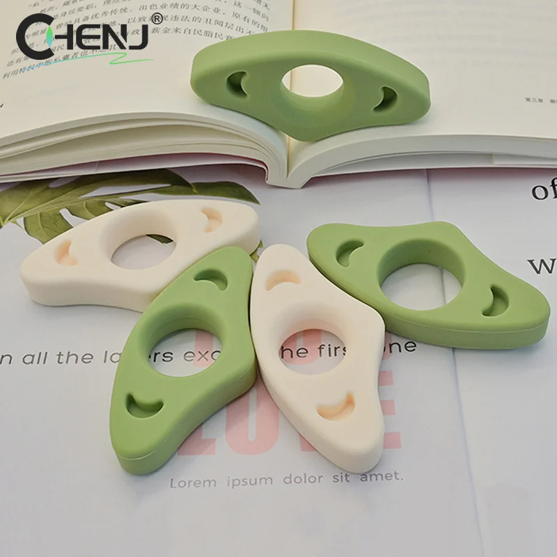 1 قطعة سيليكون المرجعية كتاب حامل القراءة المعونة الإبداعية الإبهام كتاب دعم ، حامل صفحة الإبهام للطلاب ومحبي الكتاب #3