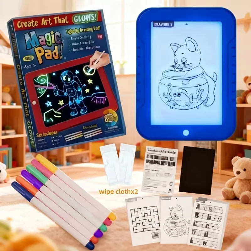 LED-tekentafel voor kinderen, - Light Art And Craft recensie en prijs