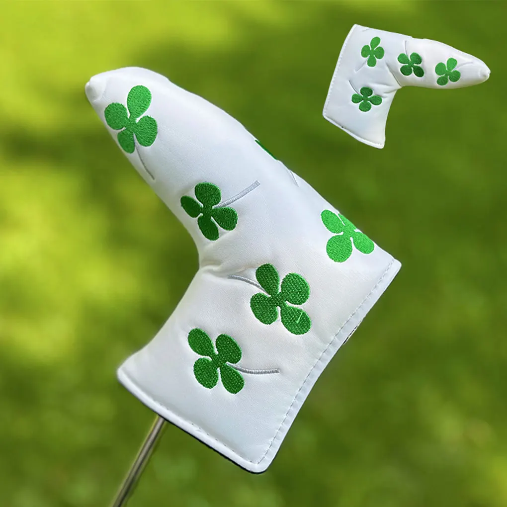 Комплект изящных кожаных головных уборов для гольфа для защиты клюшки, прочная кожа для гольф-клуба типа + 4