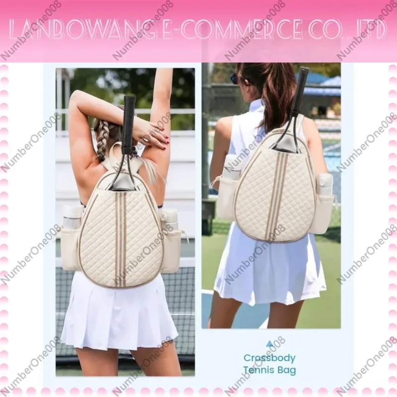 New Lightweight, Multifunctional, Waterproof Tennis Racket Bag - Perfect for Pickleball, Tennis, and Badminton