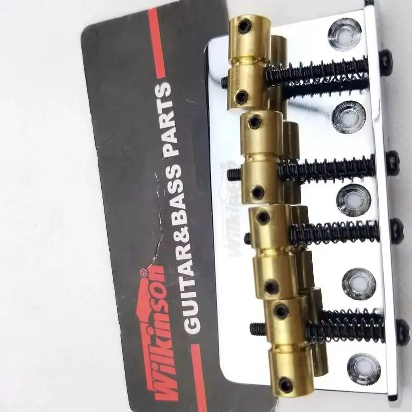 

Wilkinson PJ Four 4 Strings WOB41 WOB41T Precision Jazz Bass Electric Bass Bridge with Brass Saddles
