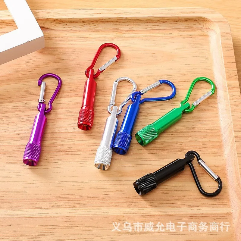 مصباح يدوي صغير بحلقة تسلق، نمط محمول خارجي، ضوء LED ساطع، مادة ABS متينة، تعليق الخصر/الحقيبة، أساسية للتخييم والمشي لمسافات طويلة #4