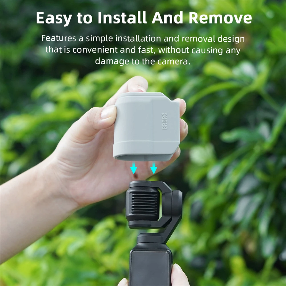 Camera Lens Protector Cap Cover, Screen Protective Silicone Case, Acessórios Anti-Scratch, Compatível para Pocket 3 Gimbal