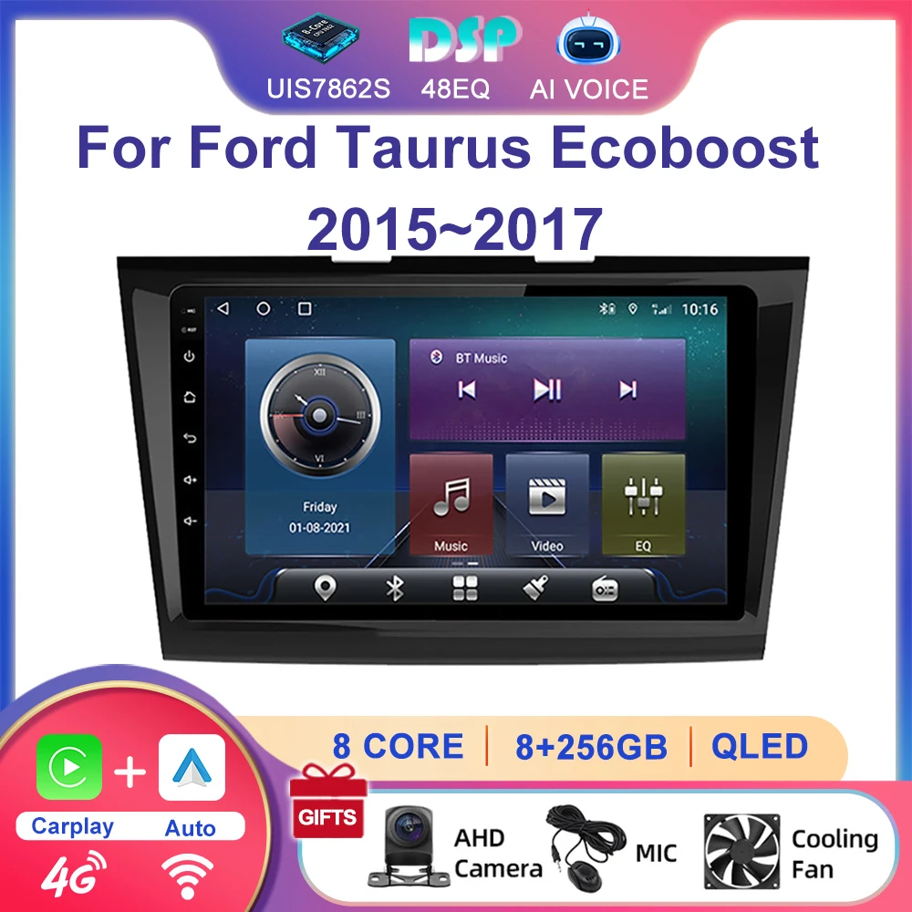 

9'' 4G DSP BT 8 Core GPS Navigation Android Multimedia Carplay Car Radio Video Stereo Player For Ford Taurus Ecoboost 2015~2017