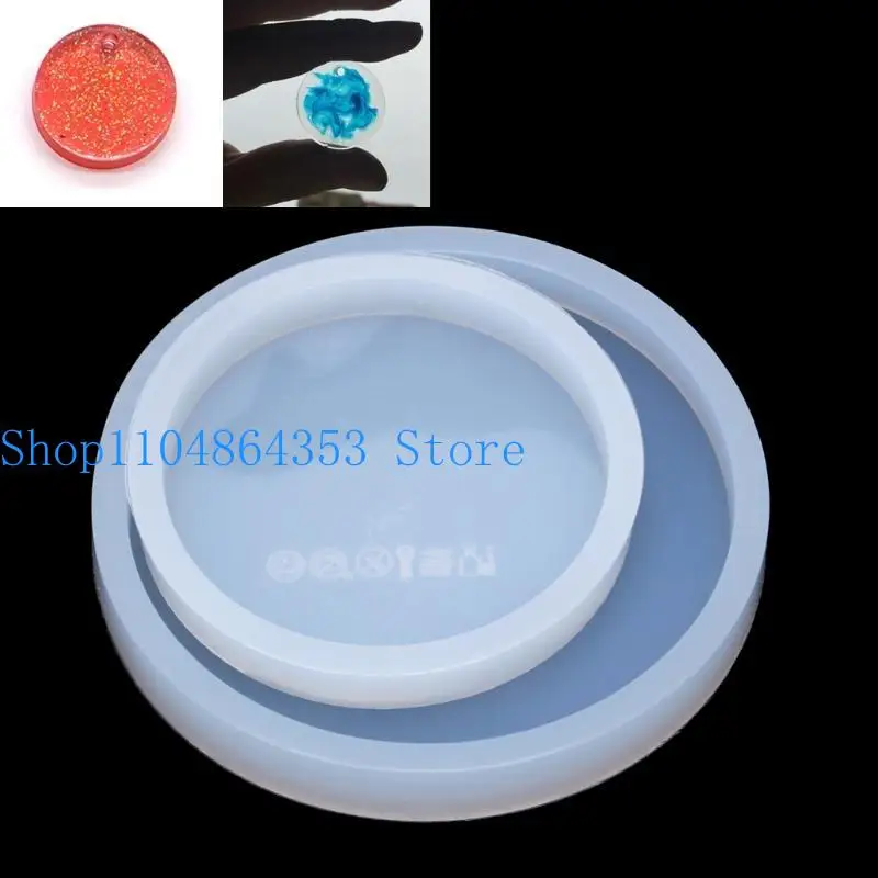 

652F прозрачные формы для литья смолы круглые формы из силиконовой смолы DIY эпоксидные чашки