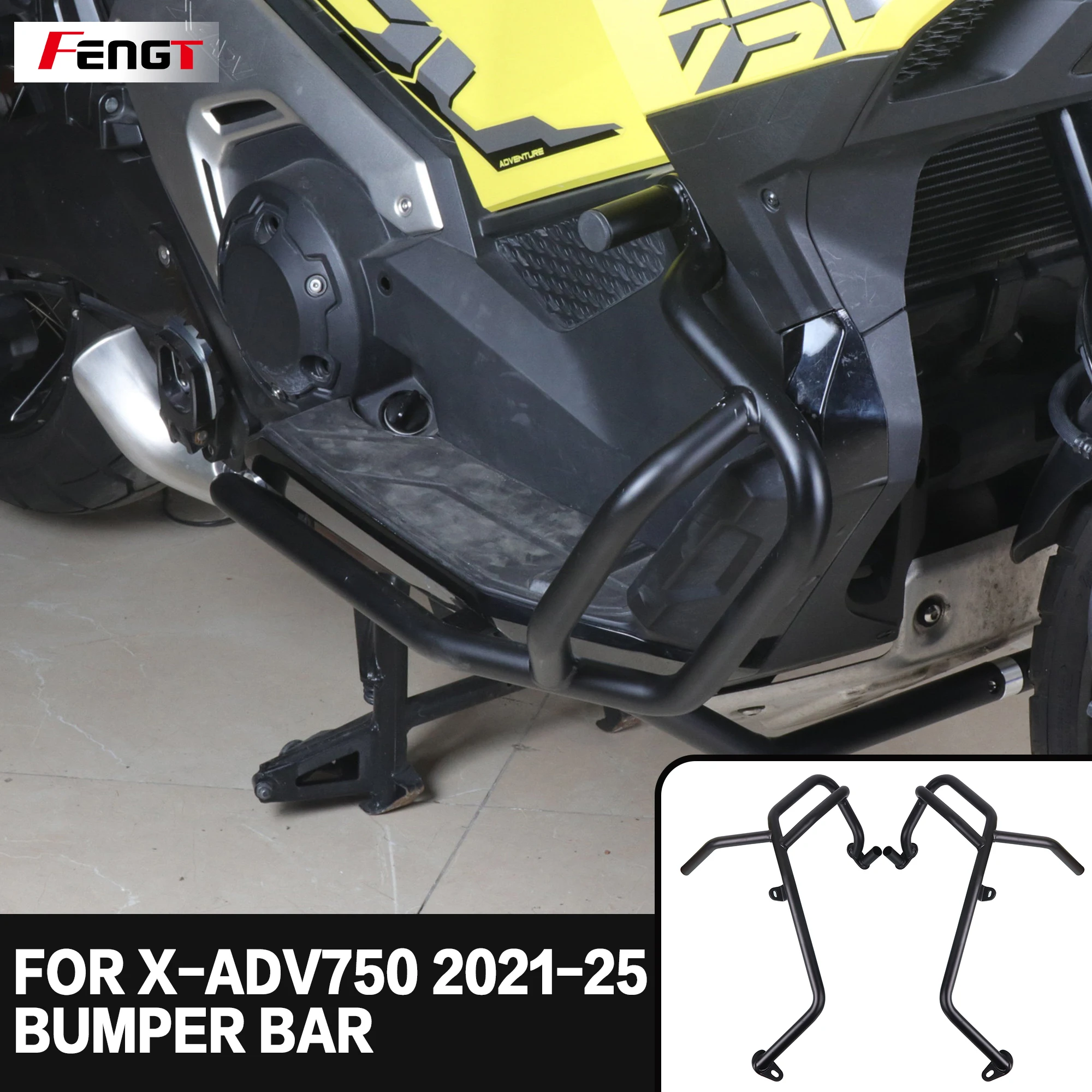 

Для Honda X-ADV750 2021-2026: Защитные дуги (краш-бары) для мотоцикла, бампер, защита двигателя и бака, защитная дуга-клетка (стюнт-кейдж) XADV750