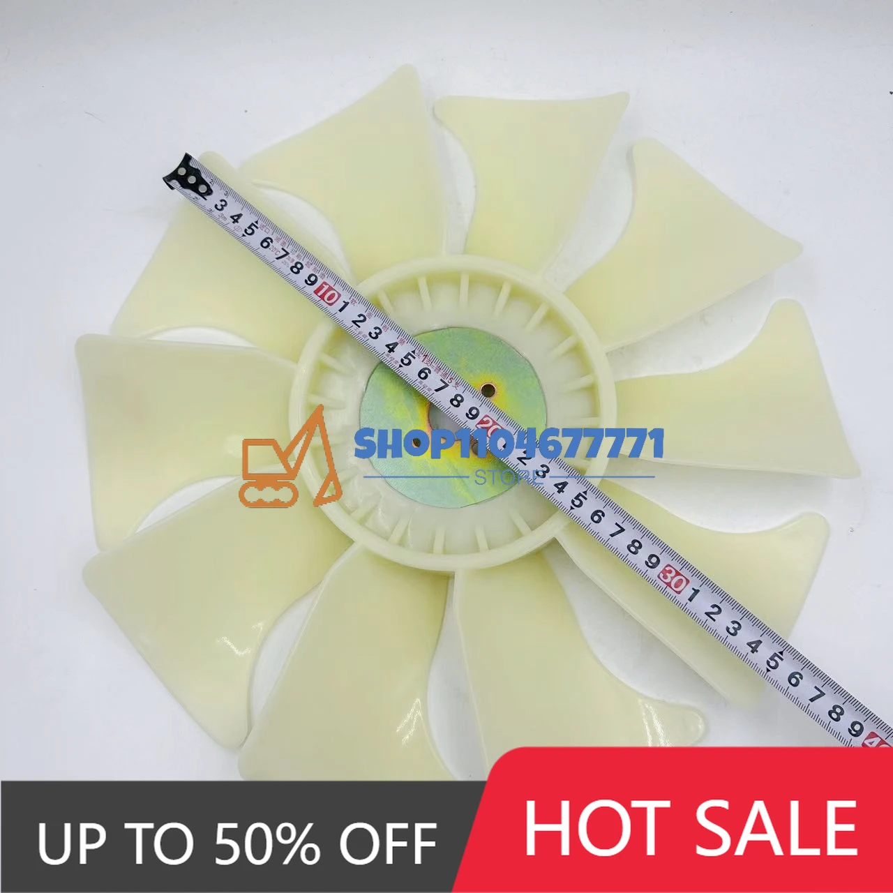 

For Kubota D1105 Engine U30/35-3 ,for Komatsu PC30 Cooling Fan Blade Excavator Accessories