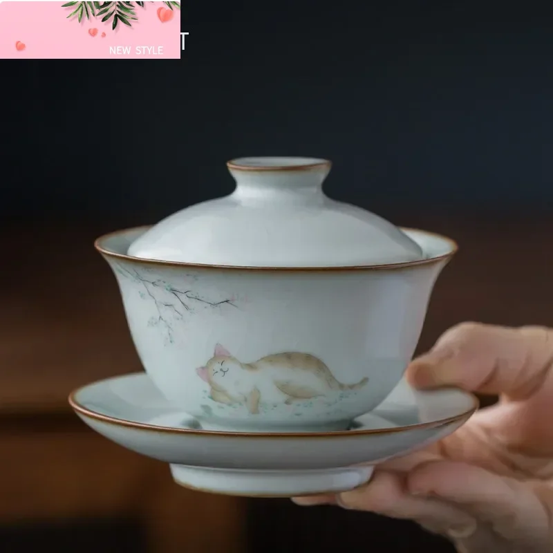 bol-a-the-en-ceramique-au-four-ru-traditionnel-tasse-a-the-a-motif-de-chat-faite-a-la-main-service-a-the-portable-de-voyage-gaiwan-pour-la-maison-verres-160ml